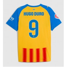 Valencia Hugo Duro #9 Tredje Tröja 2025-26 Korta ärmar